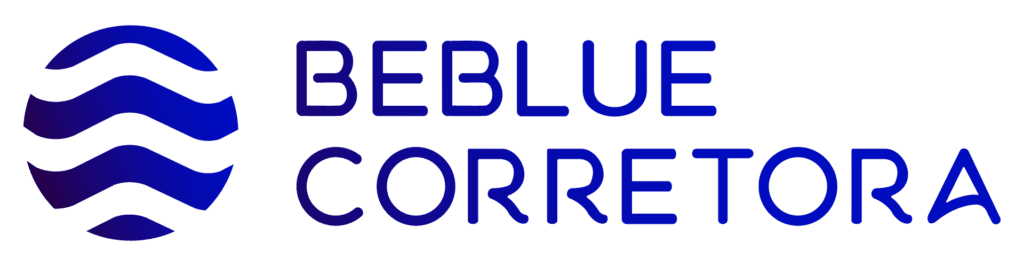 Logo Beblue Corretora